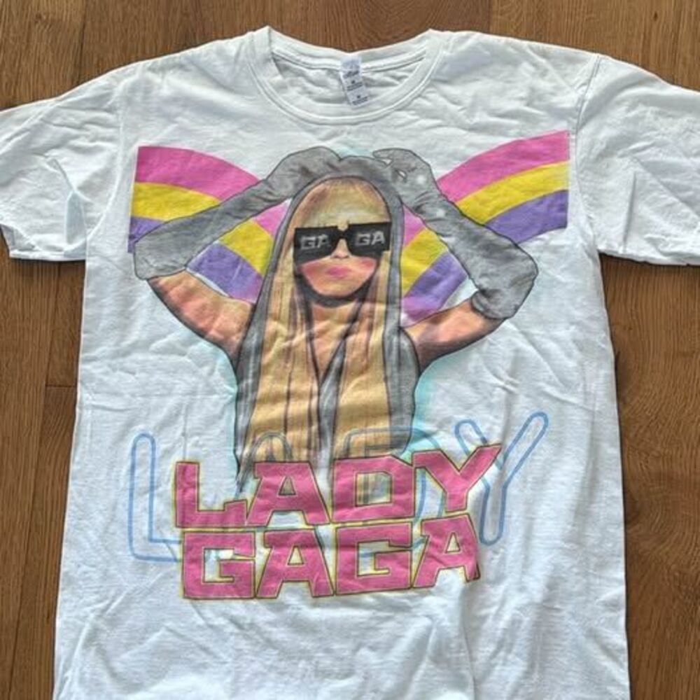2000s Lady Gaga Graphic T-Shirt ( Vintage)